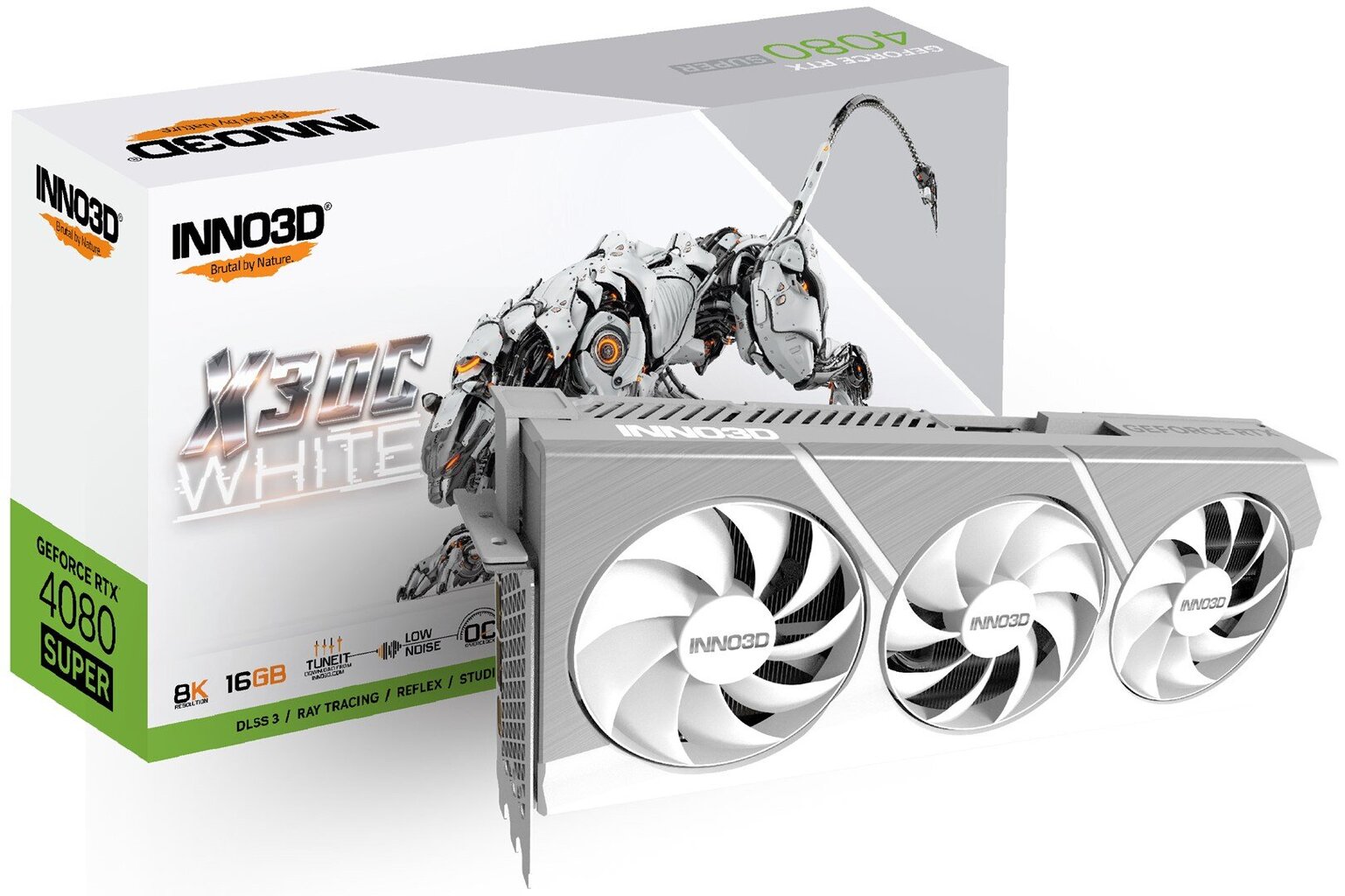 Inno3D GeForce RTX 4080 Super X3 OC White (N408S3-166XX-18703259) hind ja info | Videokaardid (GPU) | kaup24.ee
