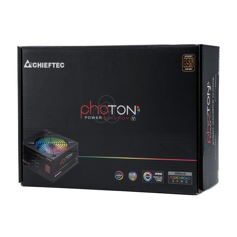 Chieftec Photon RGB (CTG-650C-RGB) цена и информация | Toiteplokid (PSU) | kaup24.ee