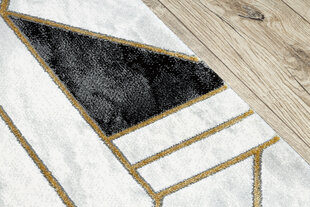 Бегун EMERALD эксклюзивный 1015 гламур, стильный Мрамор, геометричес бутылочно-зеленый / золото 70 cm цена и информация | Коврики | kaup24.ee
