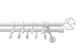 Двойной карниз Olimp, 250 см цена и информация | Карнизы | kaup24.ee