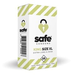 Презервативы увеличенного размера Safe XL, 10 шт. цена и информация | Презервативы | kaup24.ee