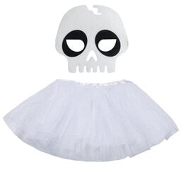 Karnevali kostüüm Ghost, valge, 2 osa цена и информация | Карнавальные костюмы | kaup24.ee
