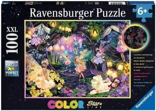 Pusle Ravensburger Color Star Line - Fairy Garden, 100 tk hind ja info | Pusled | kaup24.ee
