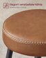4-osaline toolide komplekt Vasagle, pruun цена и информация | Söögilaua toolid, köögitoolid | kaup24.ee