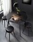 2-osaline toolide komplekt Vasagle, must hind ja info | Söögilaua toolid, köögitoolid | kaup24.ee