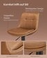 2-osaline toolide komplekt Vasagle, pruun hind ja info | Söögilaua toolid, köögitoolid | kaup24.ee