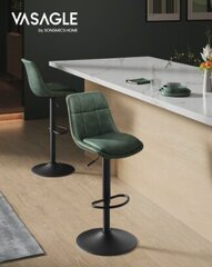 2-osaline toolide komplekt Vasagle, roheline цена и информация | Стулья для кухни и столовой | kaup24.ee