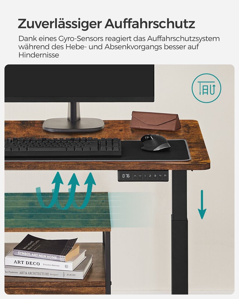 Arvutilaud Songmics, pruun hind ja info | Arvutilauad, kirjutuslauad | kaup24.ee