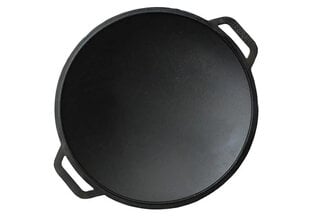 Чугунная крышка-садж Davr Metall, 32 см, черный цена и информация | Cковородки | kaup24.ee