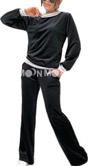 Повседневный комплект одежды для женщин Moon, черный цена и информация | Спортивная одежда женская | kaup24.ee