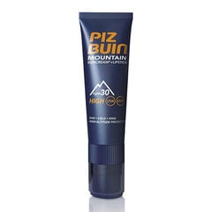 Huulepalsam Piz Buin Mountain 2in1 Suncream Stick SPF 30, 20 ml hind ja info | Huulepulgad, -läiked, -palsamid, vaseliin | kaup24.ee