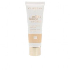 Тонирующий крем Clarins Milky Boost Cream Glow & Care - BB krém 45 мл,  02 #F7CAAB цена и информация | Пудры, базы под макияж | kaup24.ee