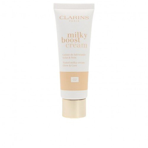 BB kreem Clarins Ladies Milky Boost Cream # 02 Makeup, 45 ml цена и информация | Jumestuskreemid, puudrid | kaup24.ee