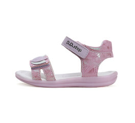 Кожаные сандалии D.D.Step для девочки G072-41665, фиолетовые цена и информация | Детские сандалии | kaup24.ee