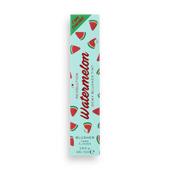 Põsepuna I Heart Revolution Blush Watermelon Dewy, 13 ml цена и информация | Бронзеры (бронзаторы), румяна | kaup24.ee