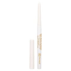 Подводка для глаз Dermacol Waterproof Matic Eyeliner 16h White, 1 шт. цена и информация | Тушь, средства для роста ресниц, тени для век, карандаши для глаз | kaup24.ee