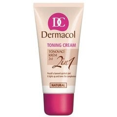 Jumestuskreem Dermacol Toning Cream 2 in 1 Natural, 30 ml hind ja info | Jumestuskreemid, puudrid | kaup24.ee