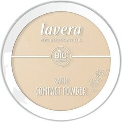 Kompaktpuuder Lavera Satin Compact Powder Medium 02, 9,5 g hind ja info | Jumestuskreemid, puudrid | kaup24.ee