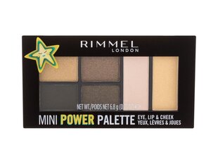 Rimmel London Mini Power Palette палетка для макияжа 6,8 г, 004 Pioneer цена и информация | Тушь, средства для роста ресниц, тени для век, карандаши для глаз | kaup24.ee