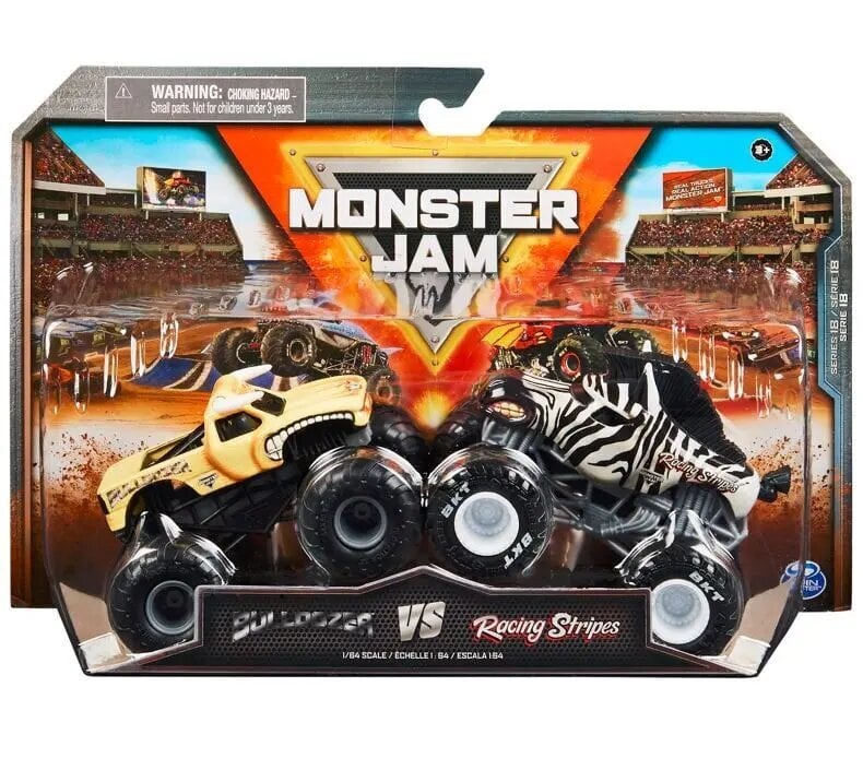 Monster Jam 1:64 survevalatud 2 pakis hind ja info | Poiste mänguasjad | kaup24.ee