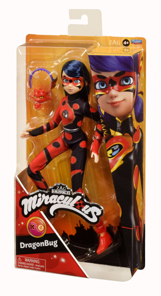 Nukk Miraculous Dragon Bug, 50010 hind ja info | Tüdrukute mänguasjad | kaup24.ee