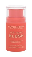 Põsepuna Makeup Revolution London Fast Base Blush Peach, 14g hind ja info | Päikesepuudrid, põsepunad | kaup24.ee