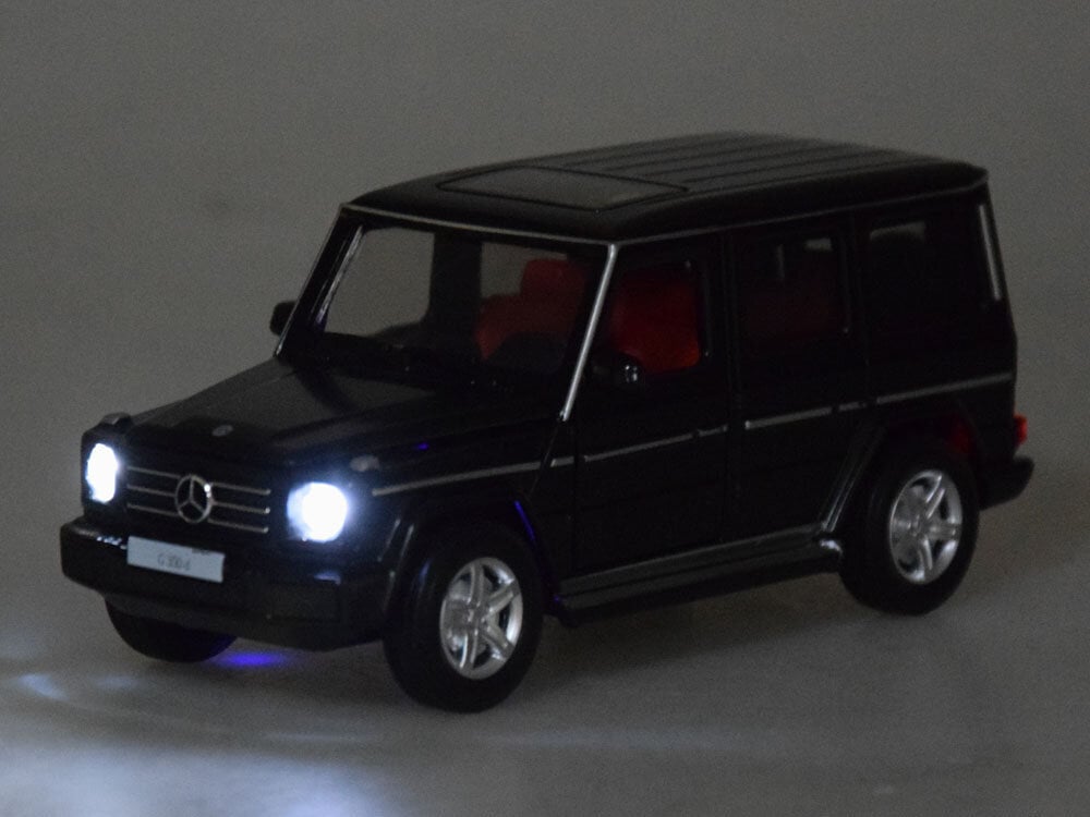 Mängumaastur Mercedes-Benz MSZ G350d, must hind ja info | Poiste mänguasjad | kaup24.ee