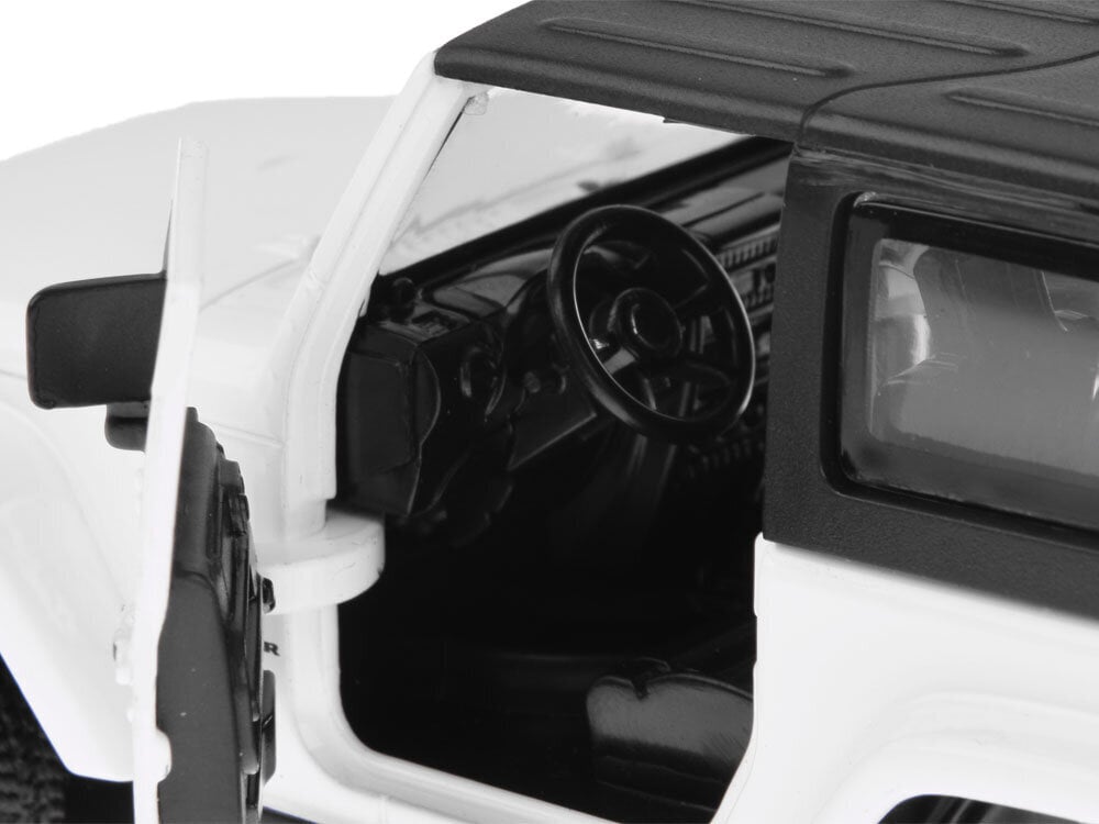 Mängumaastur Jeep Wrangler MSZ, valge цена и информация | Poiste mänguasjad | kaup24.ee