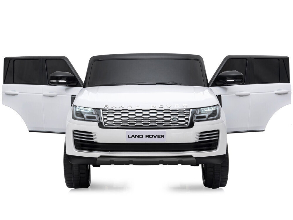 Kahekohaline elektriauto lastele Range rover, valge hind ja info | Laste elektriautod | kaup24.ee