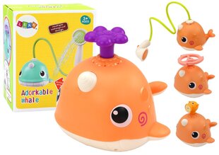 Игрушка для ванной "Кит", оранжевый цена и информация | Игрушки для малышей | kaup24.ee