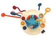 Sensoorne mänguasi lastele Kosmoselaev hind ja info | Imikute mänguasjad | kaup24.ee
