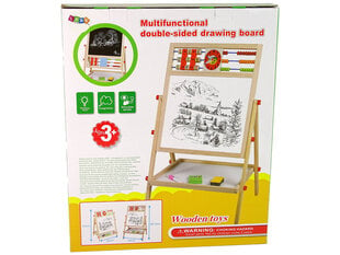 Обучающая двусторонняя доска для рисования Lean Toys, 2в1 цена и информация | Развивающие игрушки | kaup24.ee