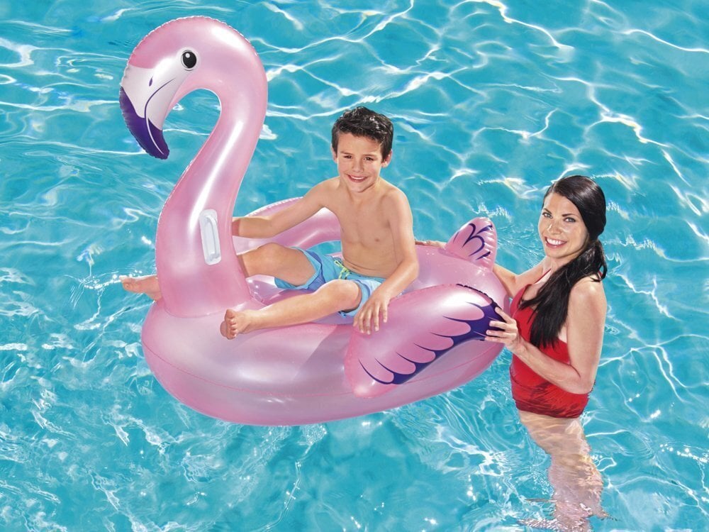 Täispuhutav ujumisrõngas Bestway, 127 cm, roosa hind ja info | Täispuhutavad veemänguasjad ja ujumistarbed | kaup24.ee