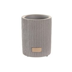 Стакан DKD Home Decor 8 x 8 x 10,5 cm Серый Цемент цена и информация | Аксессуары для ванной комнаты | kaup24.ee