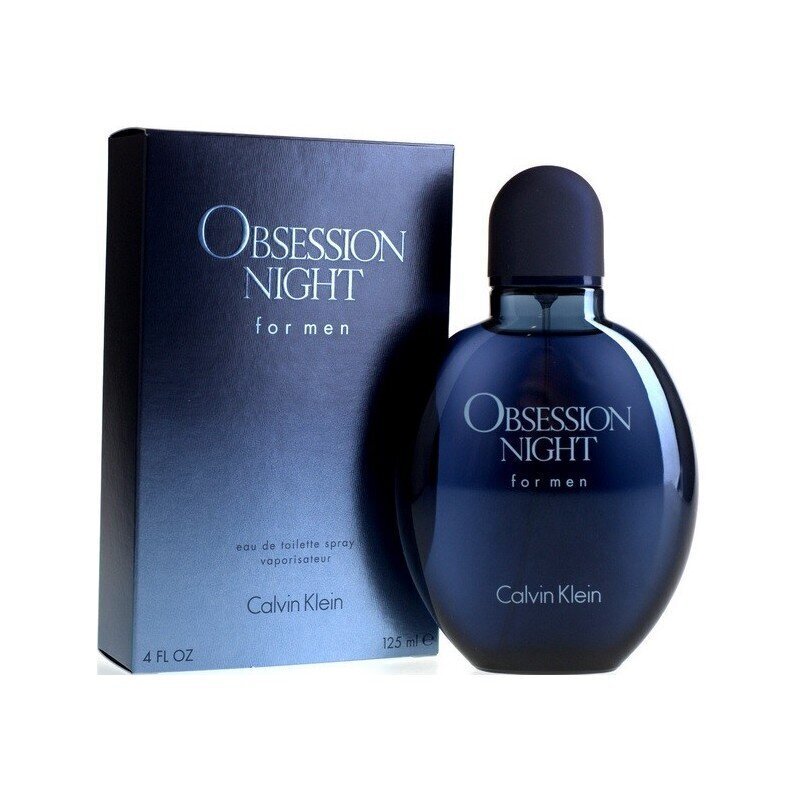 Tualettvesi Calvin Klein Obsession Night EDT meestele, 125 ml hind ja info | Meeste parfüümid | kaup24.ee