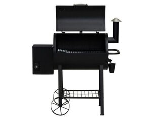 Grill ja suitsuahi Houston, 52x120x132cm, must цена и информация | Грили | kaup24.ee