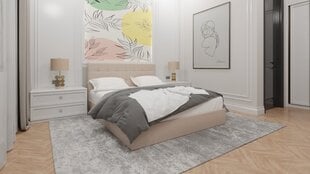 Voodi Sapnas Lilian madratsiga 2 XL, 180x200cm, beež цена и информация | Кровати | kaup24.ee