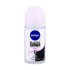 Nivea Invisible For Black & White 48h Antiperspirant Clear - Ball antiperspirant 50ml цена и информация | Дезодоранты | kaup24.ee