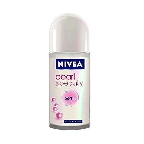 Rulldeodorant Nivea Pearl & Beauty Antiperspirant Roll-On, 50ml цена и информация | Deodorandid | kaup24.ee