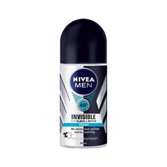 Rulldeodorant Nivea Men Invisible For Black & White 48h Fresh Antiperspirant, 50ml цена и информация | Дезодоранты | kaup24.ee