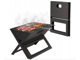 Kaasaskantav grill 45x30x30cm, must hind ja info | Grillid | kaup24.ee