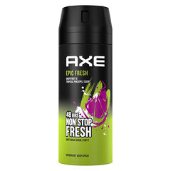 Pihustav deodorant Axe Epic Fresh, 150 ml цена и информация | Дезодоранты | kaup24.ee