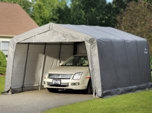 Гараж CarPort 3,7x4,9 м цена и информация | Садовые сараи, дровницы | kaup24.ee