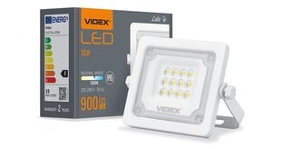 LED halogeenprožektor, 10W, valge, neutraalne valge цена и информация | Фонарики, прожекторы | kaup24.ee