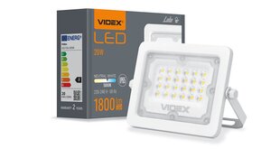 LED halogeenprožektor, 20W, valge, neutraalne valge цена и информация | Фонарики, прожекторы | kaup24.ee