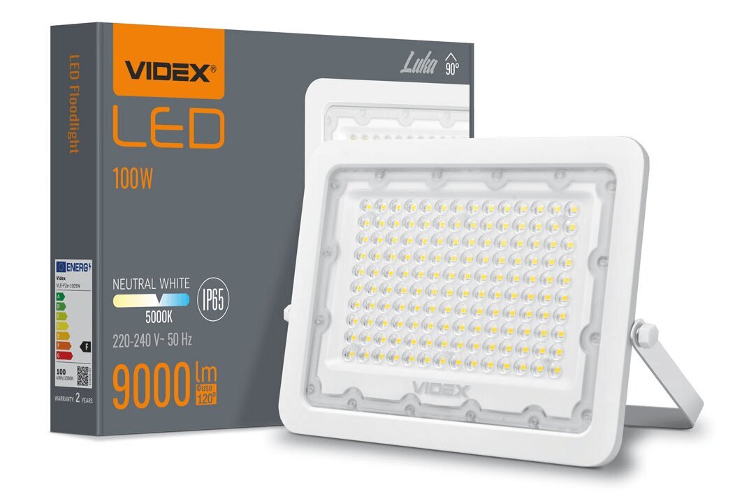 LED halogeenprožektor, 100W, valge, neutraalne valge цена и информация | Taskulambid, prožektorid | kaup24.ee