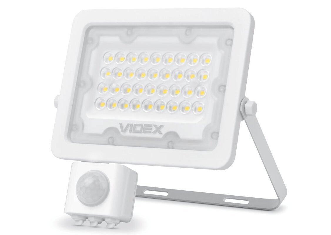 LED-prožektor liikumisanduriga, 30W, valge, neutraalne valge hind ja info | Taskulambid, prožektorid | kaup24.ee