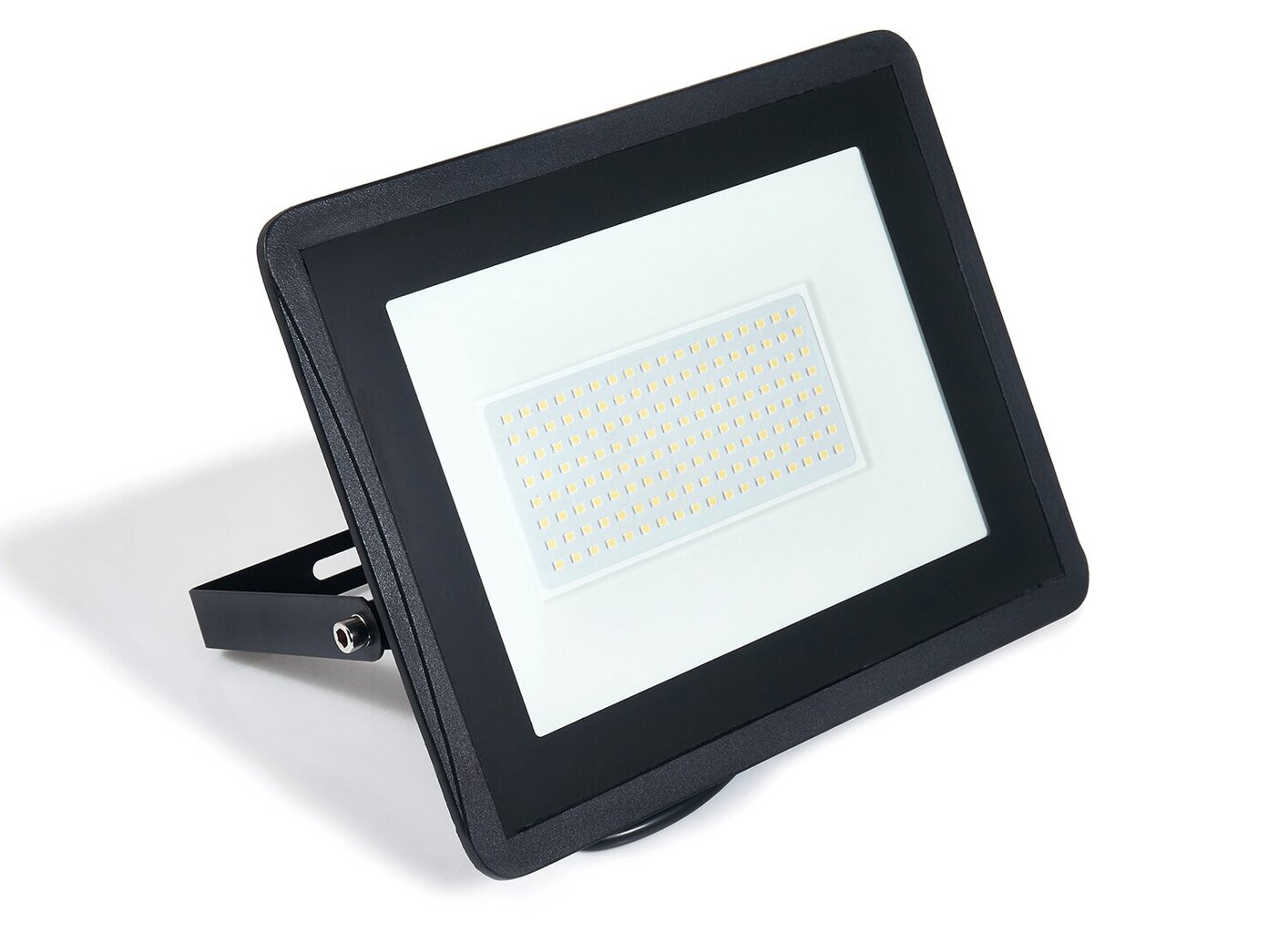 LED halogeenprožektor, 100W, must, külm valge цена и информация | Taskulambid, prožektorid | kaup24.ee