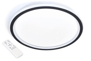 GX Apollo 66W LED потолочно-настенный светильник - Черный - Многоцветный (3000-6000K) + пульт дистанционного управления цена и информация | Потолочные светильники | kaup24.ee