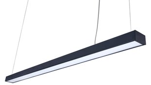 Подвесной потолочный светильник LED Linea 40W - Черный - Нейтральный белый (4500K) цена и информация | Люстры | kaup24.ee